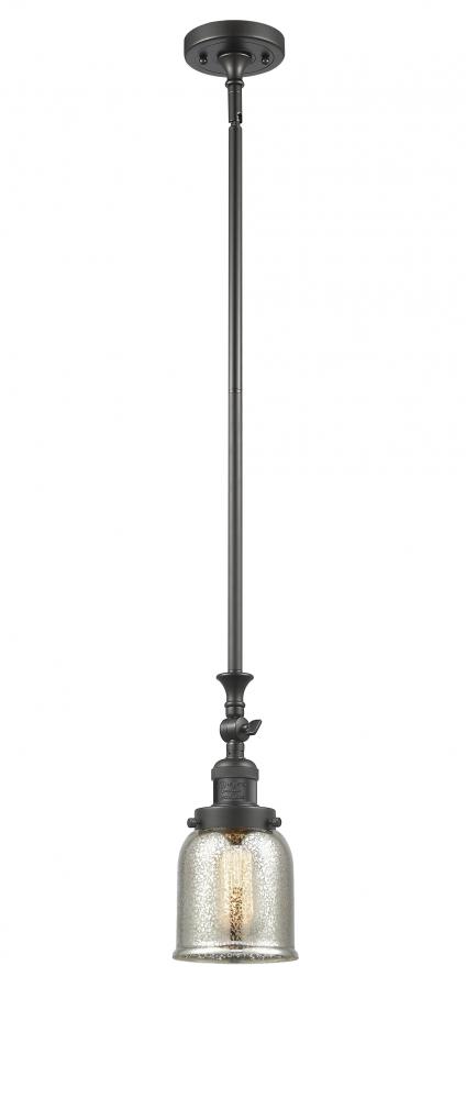 Bell - 1 Light - 5 inch - Oil Rubbed Bronze - Stem Hung - Mini Pendant