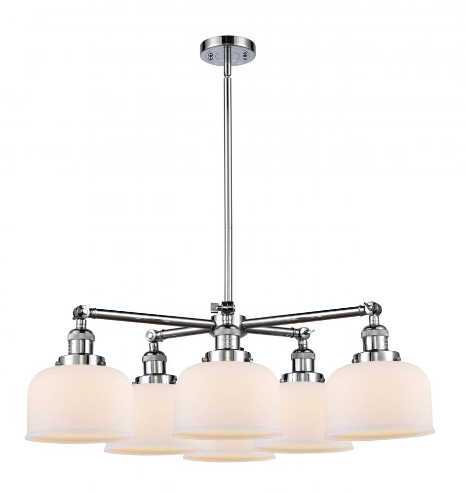 Large Bell 6 Light Chandelier