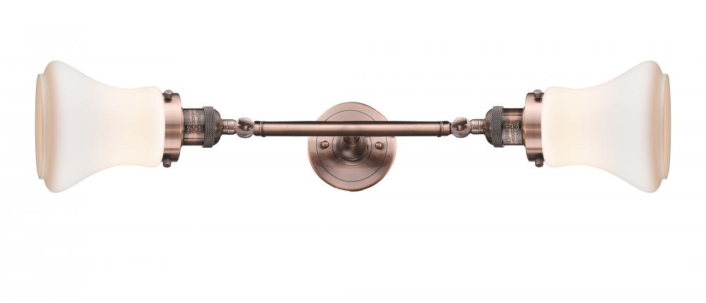 Bellmont - 2 Light - 6 inch - Antique Copper - Bath Vanity Light