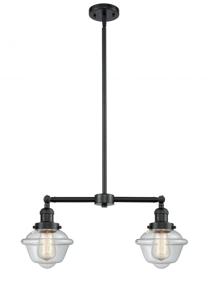 Oxford - 2 Light - 24 inch - Oil Rubbed Bronze - Stem Hung - Island Light