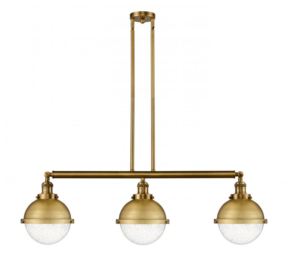 Hampden - 3 Light - 42 inch - Brushed Brass - Stem Hung - Island Light