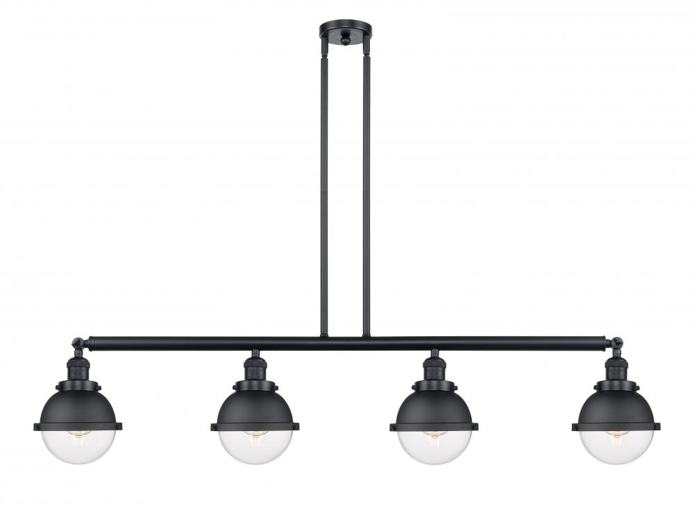 Hampden - 4 Light - 52 inch - Matte Black - Stem Hung - Island Light