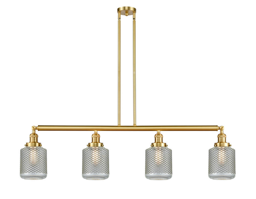 Stanton - 4 Light - 51 inch - Satin Gold - Stem Hung - Island Light