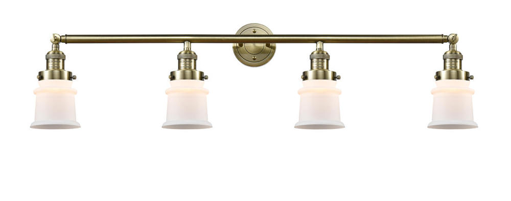 Canton - 4 Light - 42 inch - Antique Brass - Bath Vanity Light