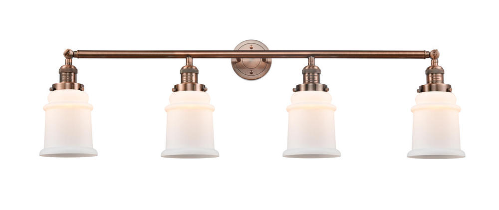 Canton - 4 Light - 42 inch - Antique Copper - Bath Vanity Light