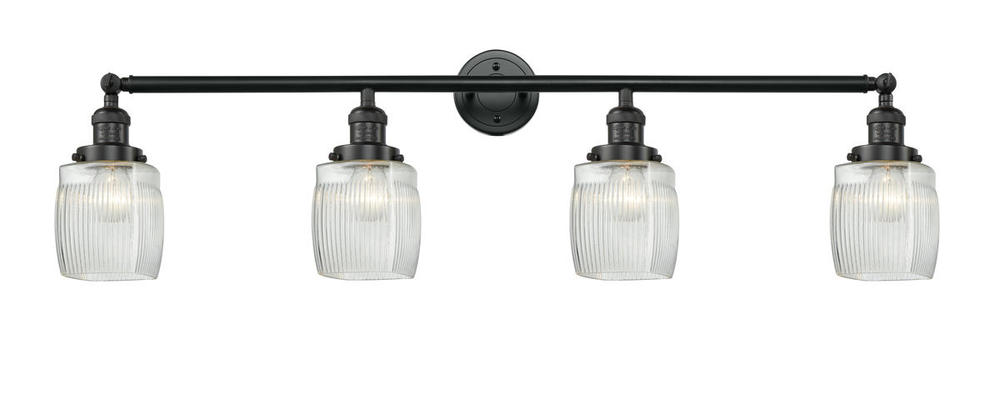 Colton - 4 Light - 42 inch - Matte Black - Bath Vanity Light