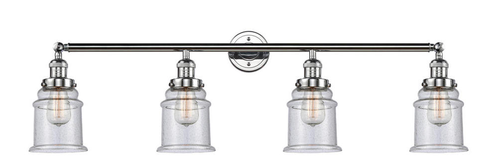 Canton - 4 Light - 42 inch - Polished Chrome - Bath Vanity Light