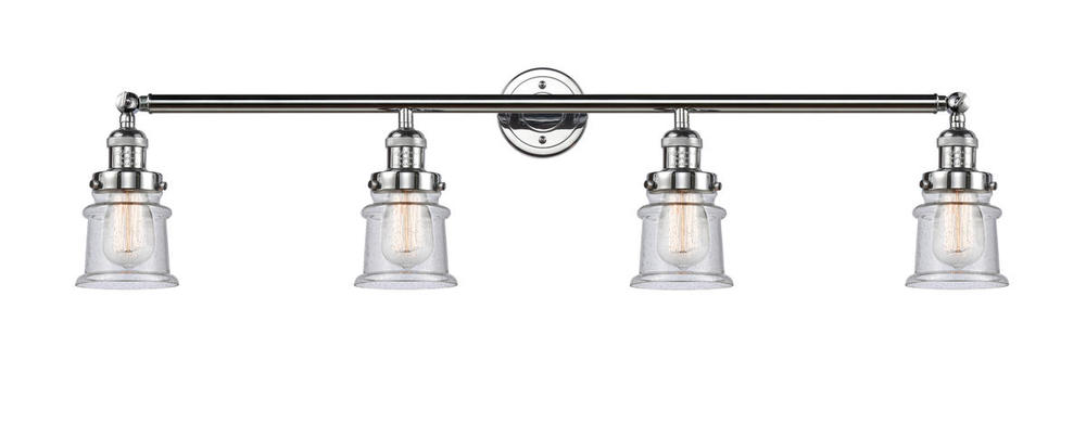 Canton - 4 Light - 42 inch - Polished Chrome - Bath Vanity Light