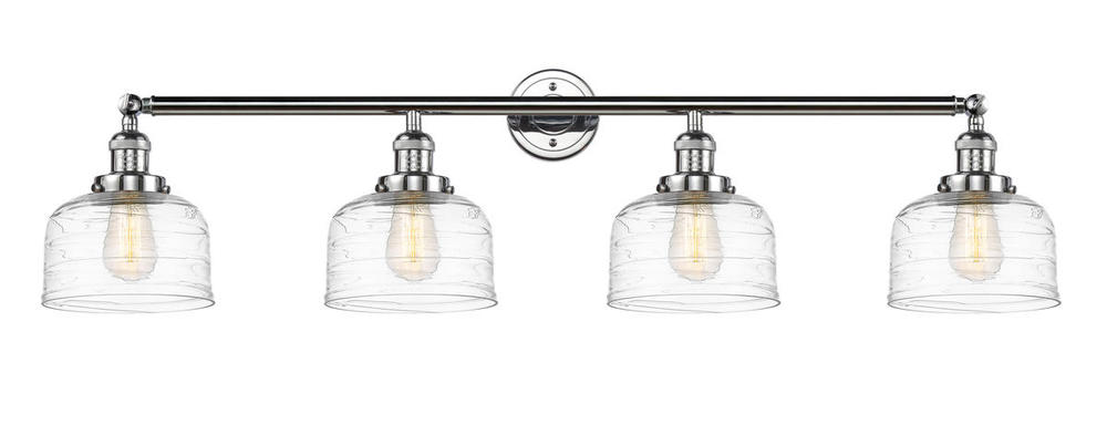 Bell - 4 Light - 44 inch - Polished Chrome - Bath Vanity Light