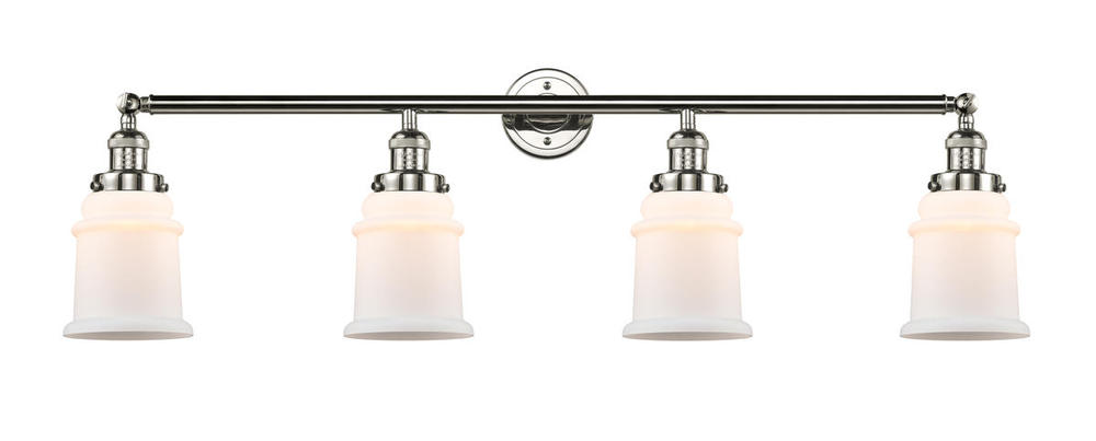 Canton - 4 Light - 42 inch - Polished Nickel - Bath Vanity Light