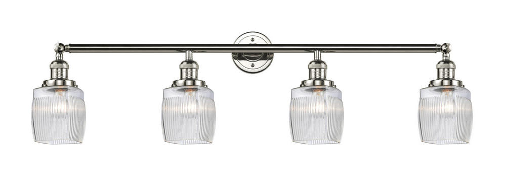 Colton - 4 Light - 42 inch - Polished Nickel - Bath Vanity Light