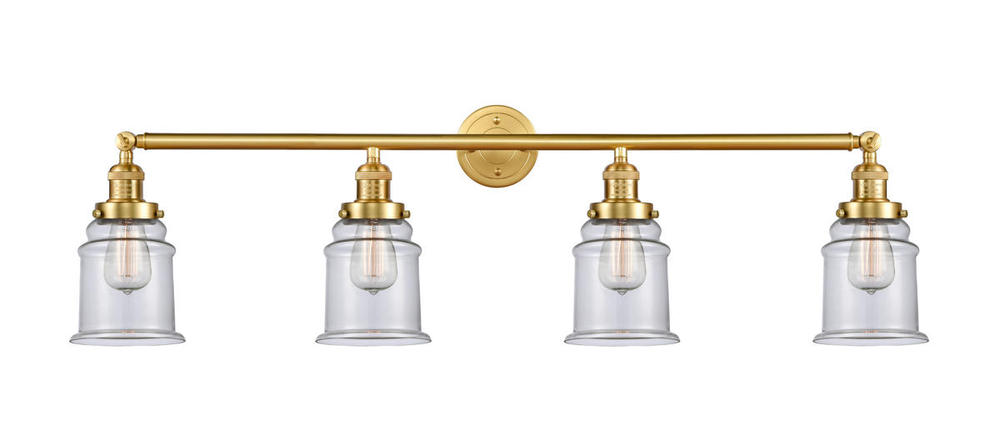 Canton - 4 Light - 42 inch - Satin Gold - Bath Vanity Light