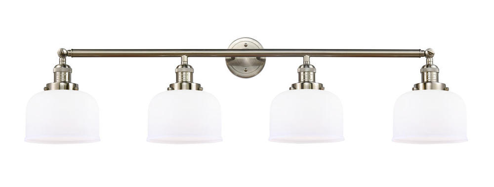 Bell - 4 Light - 44 inch - Brushed Satin Nickel - Bath Vanity Light