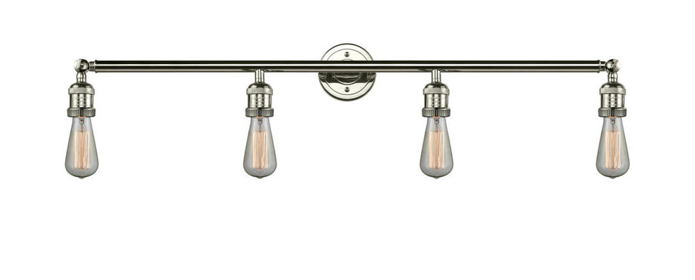 Bare Bulb - 4 Light - 42 inch - Polished Nickel - Bath Vanity Light