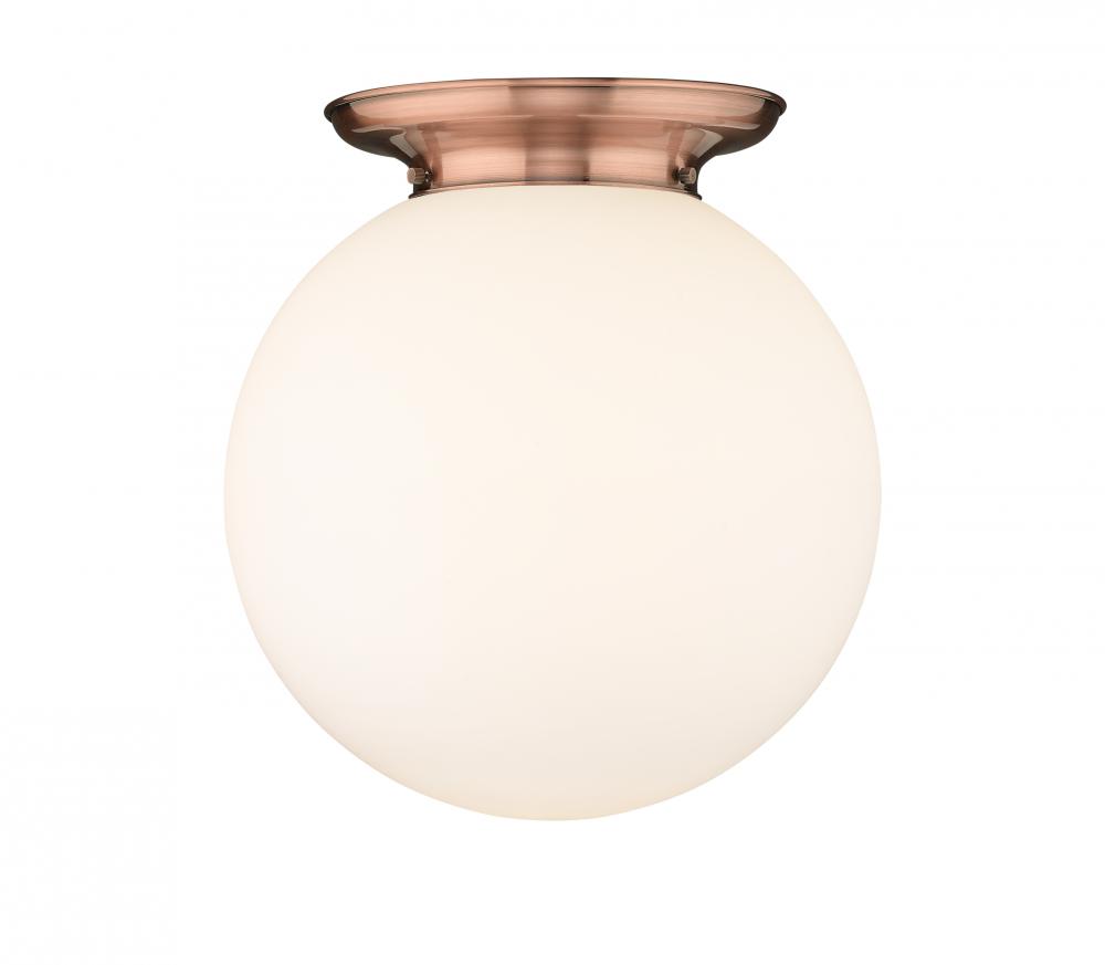 Beacon - 1 Light - 16 inch - Antique Copper - Flush Mount