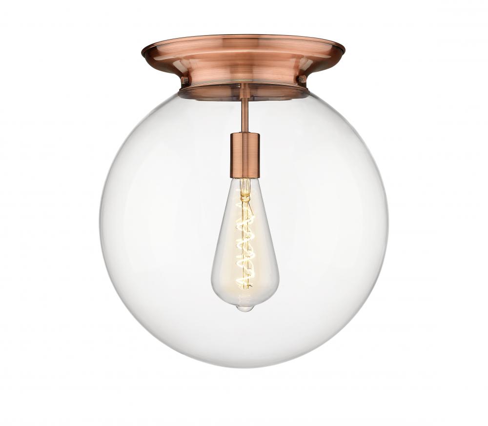 Beacon - 1 Light - 16 inch - Antique Copper - Flush Mount