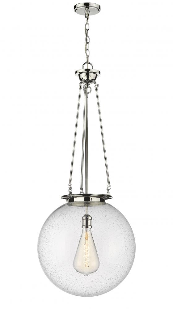 Beacon - 1 Light - 18 inch - Polished Nickel - Chain Hung - Pendant