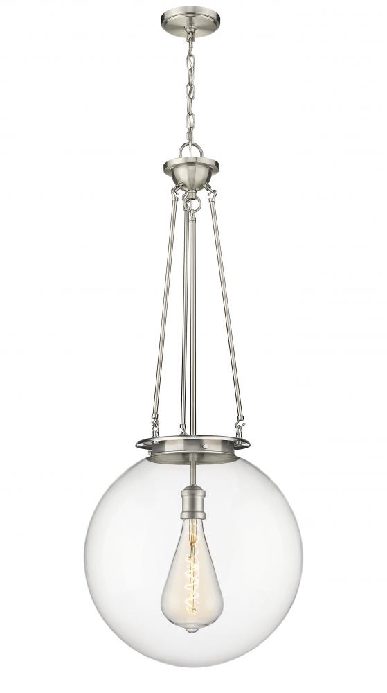 Beacon - 1 Light - 18 inch - Satin Nickel - Chain Hung - Pendant