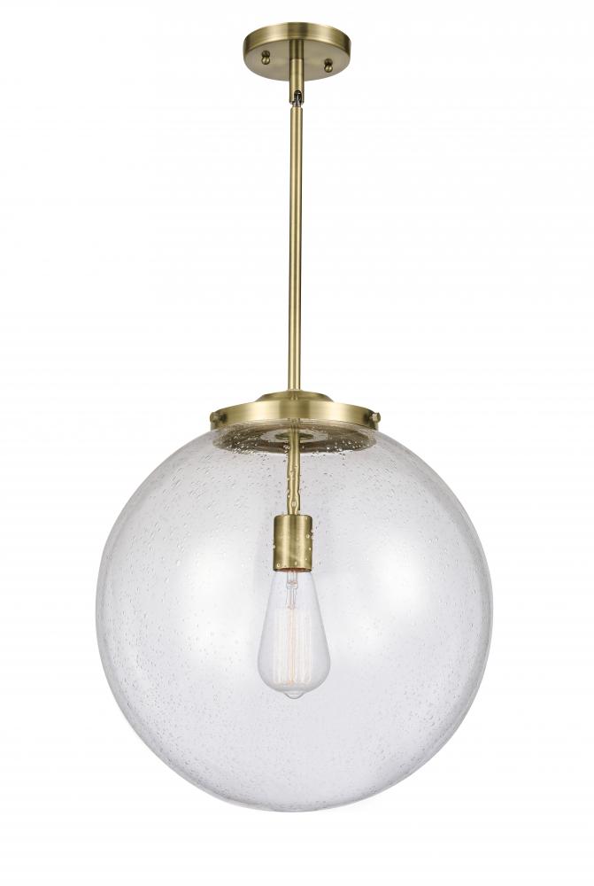 Beacon - 1 Light - 16 inch - Antique Brass - Stem Hung - Pendant