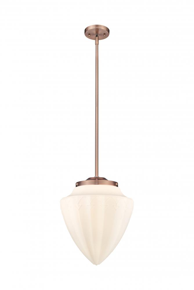 Beacon - 1 Light - 16 inch - Antique Copper - Stem Hung - Pendant