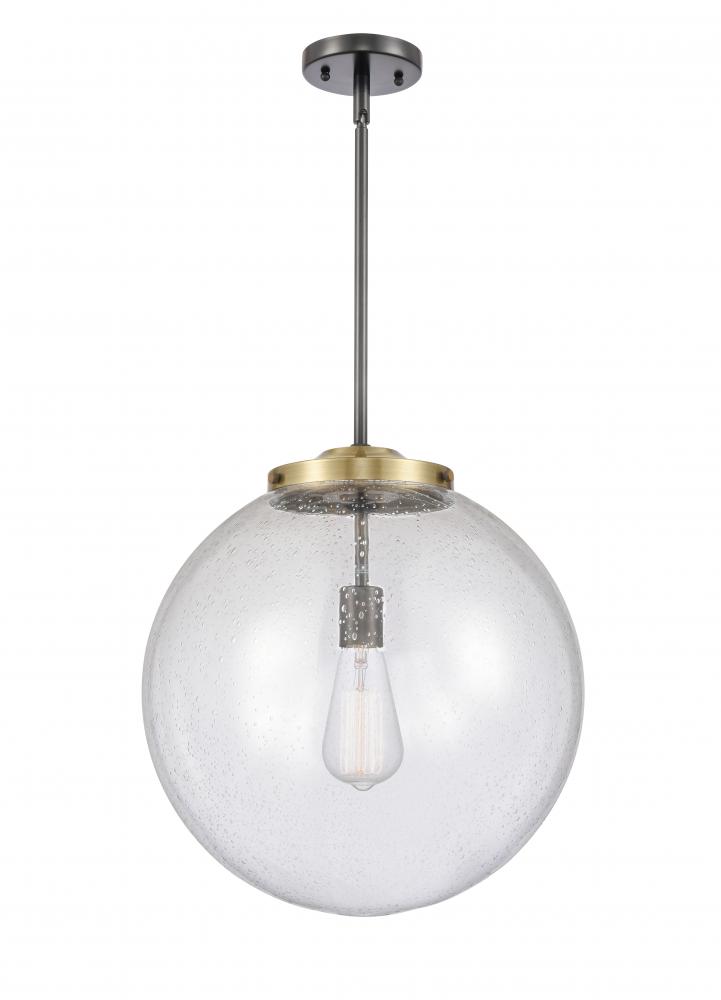 Beacon - 1 Light - 16 inch - Black Antique Brass - Stem Hung - Pendant