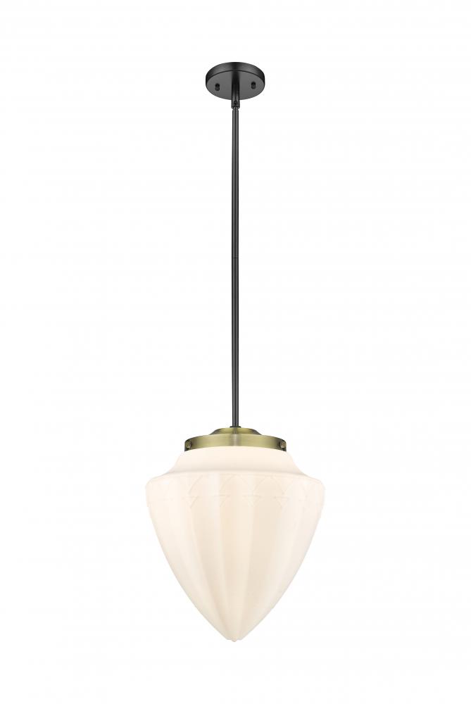 Beacon - 1 Light - 16 inch - Black Antique Brass - Stem Hung - Pendant