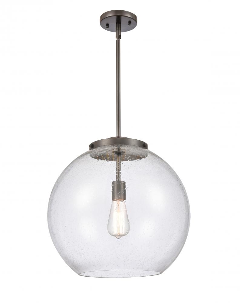 Athens - 1 Light - 16 inch - Oil Rubbed Bronze - Stem Hung - Pendant