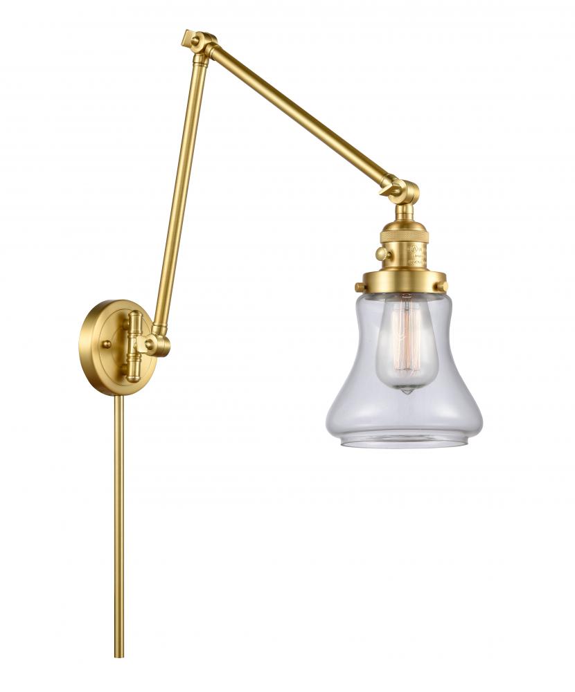 Bellmont - 1 Light - 8 inch - Satin Gold - Swing Arm