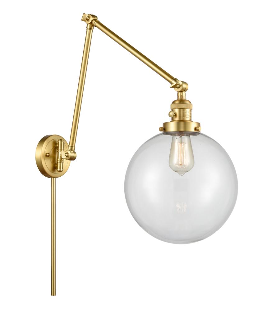 Beacon - 1 Light - 10 inch - Satin Gold - Swing Arm