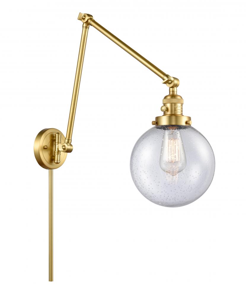 Beacon - 1 Light - 8 inch - Satin Gold - Swing Arm