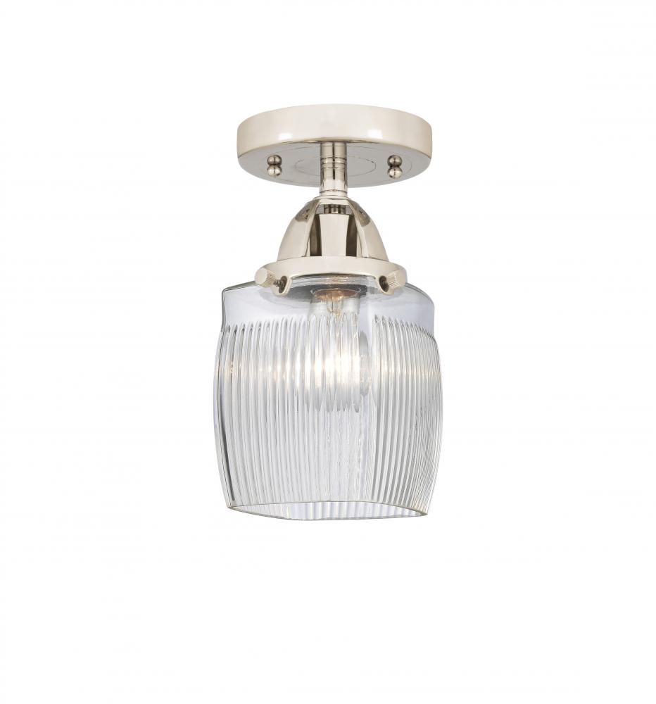 Colton - 1 Light - 6 inch - Polished Nickel - Semi-Flush Mount