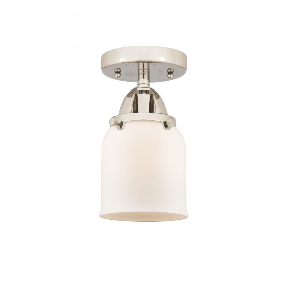 Bell - 1 Light - 5 inch - Polished Nickel - Semi-Flush Mount