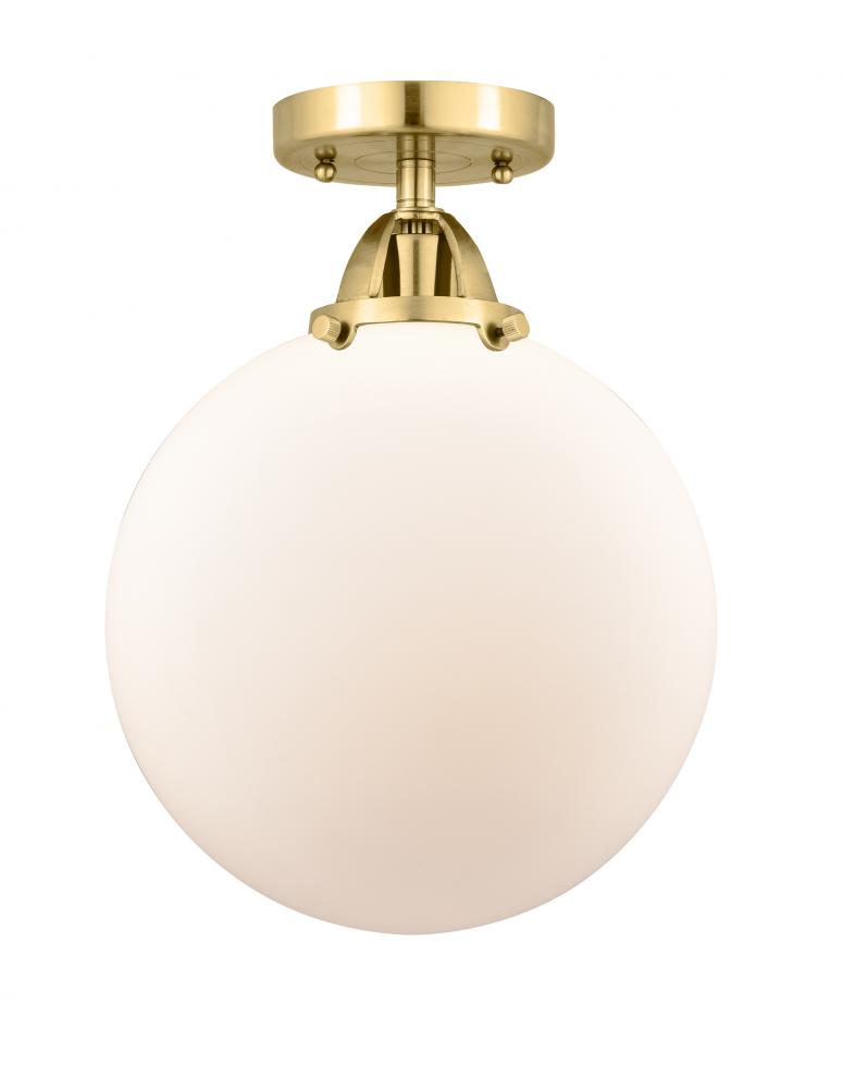 Beacon - 1 Light - 10 inch - Satin Gold - Semi-Flush Mount