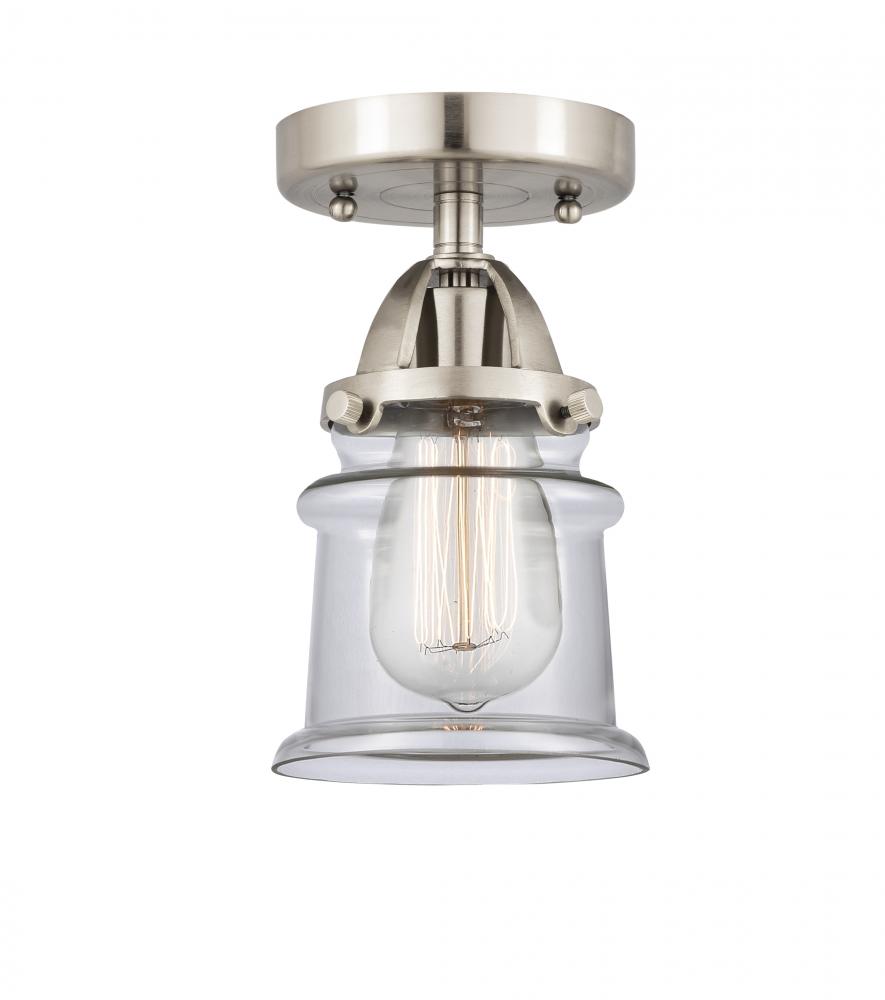 Canton - 1 Light - 5 inch - Brushed Satin Nickel - Semi-Flush Mount