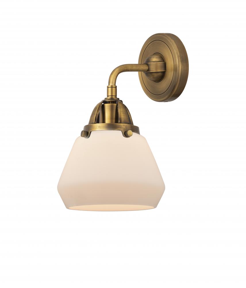 Fulton - 1 Light - 7 inch - Brushed Brass - Sconce