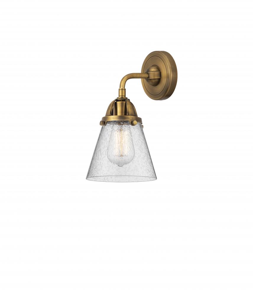 Cone - 1 Light - 6 inch - Brushed Brass - Sconce