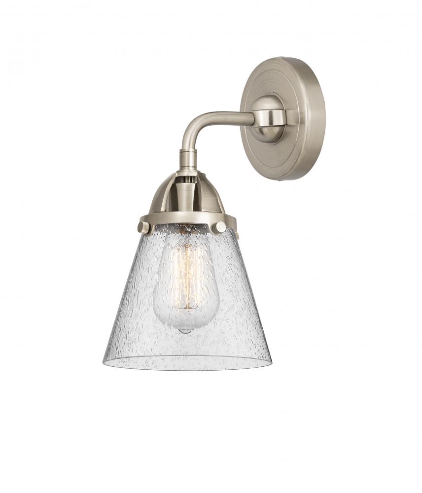 Cone - 1 Light - 6 inch - Brushed Satin Nickel - Sconce