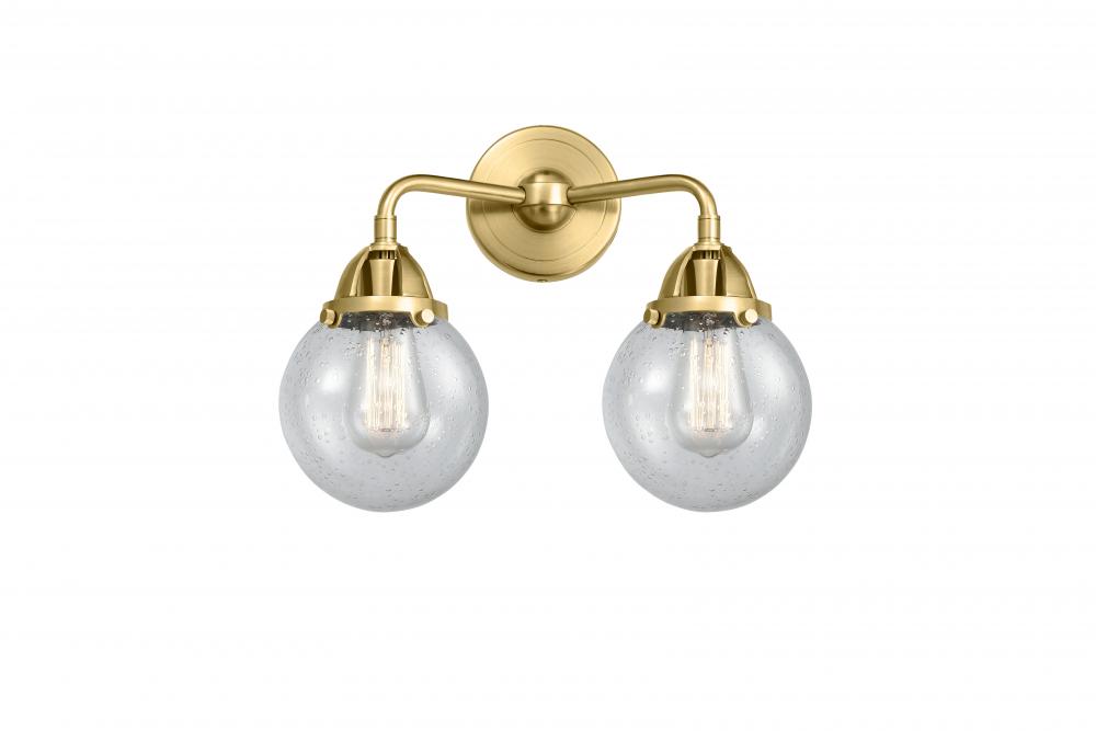 Beacon - 2 Light - 14 inch - Satin Gold - Bath Vanity Light