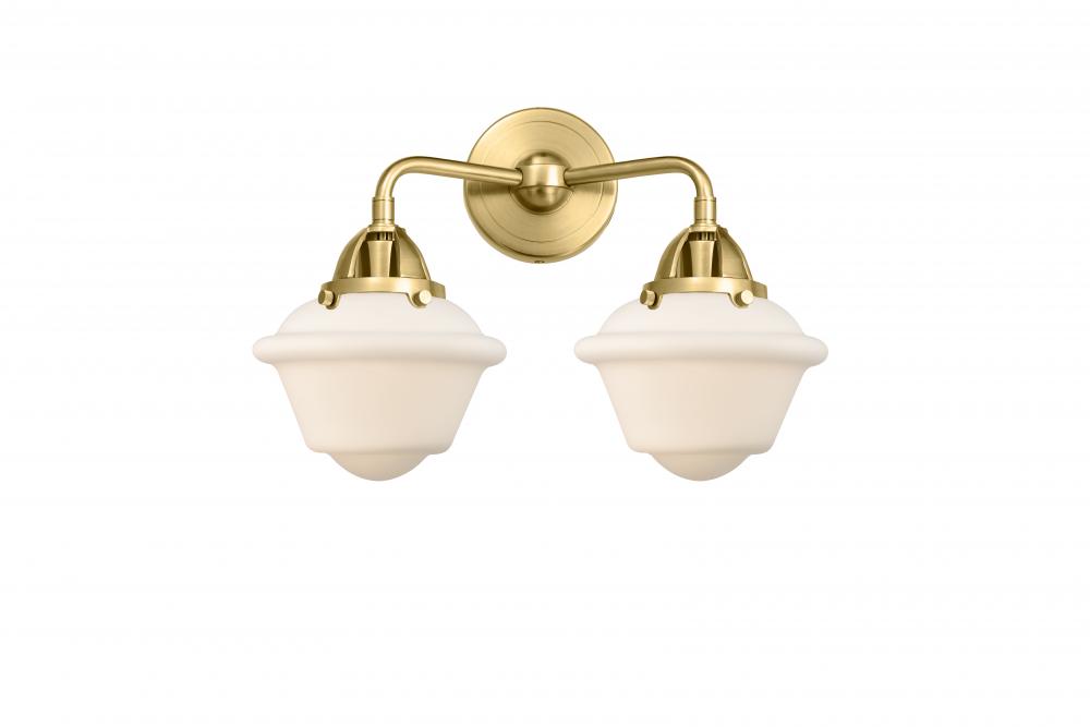 Oxford - 2 Light - 16 inch - Satin Gold - Bath Vanity Light