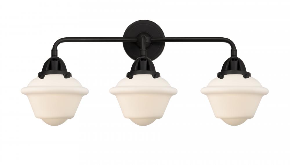 Oxford - 3 Light - 26 inch - Black Antique Brass - Bath Vanity Light