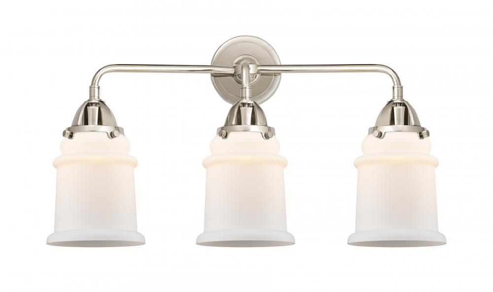 Canton - 3 Light - 24 inch - Polished Nickel - Bath Vanity Light