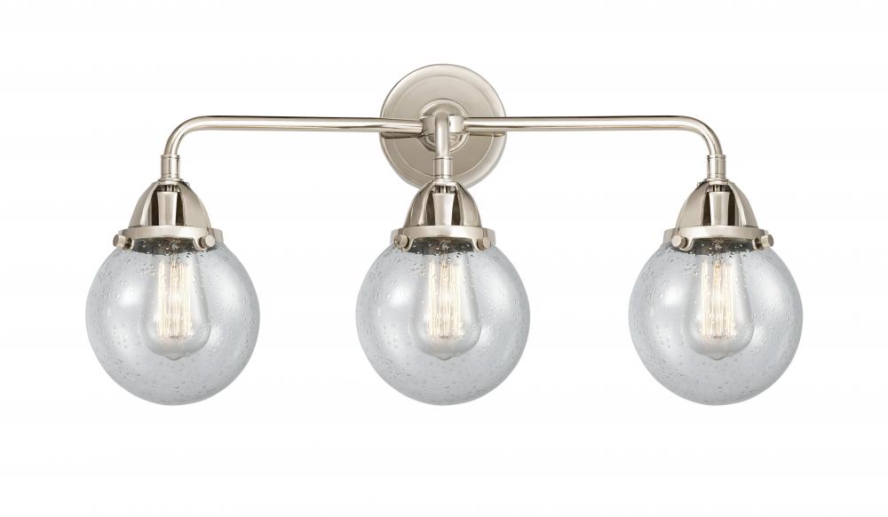 Beacon - 3 Light - 24 inch - Polished Nickel - Bath Vanity Light