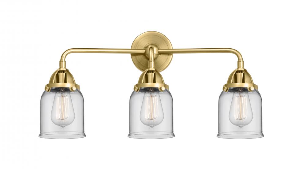 Bell - 3 Light - 23 inch - Satin Gold - Bath Vanity Light