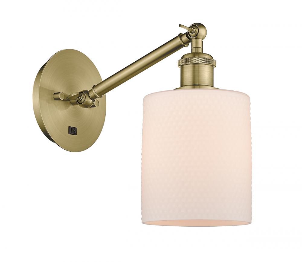 Cobbleskill - 1 Light - 5 inch - White Polished Chrome - Sconce