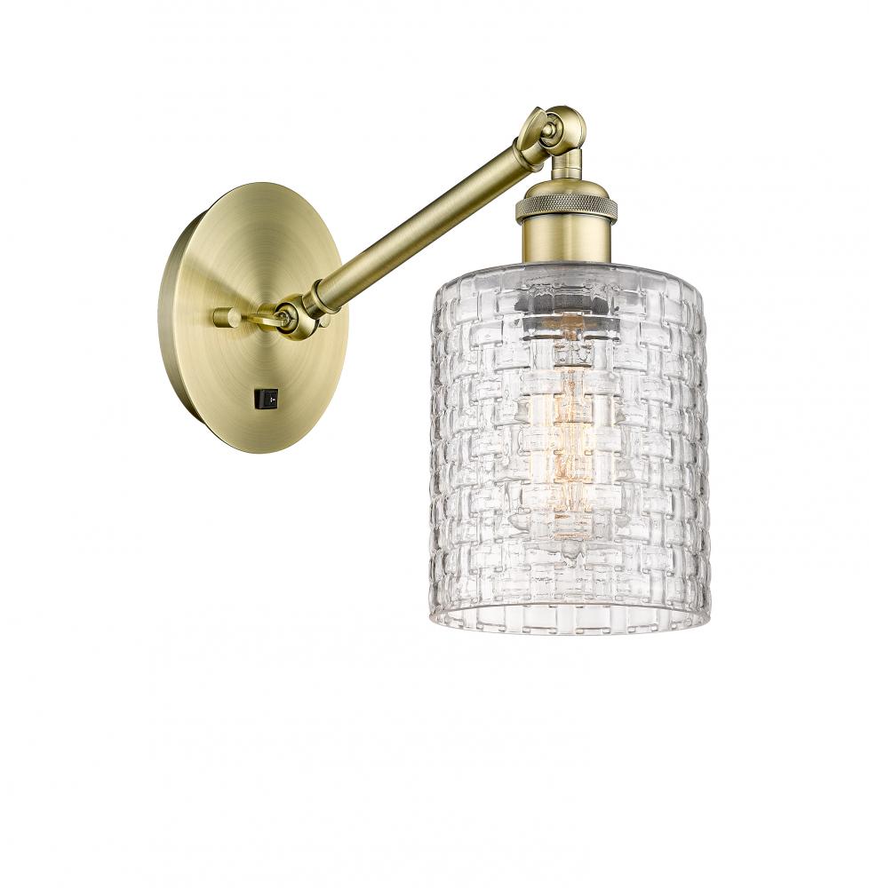 Cobbleskill - 1 Light - 5 inch - Antique Brass - Sconce