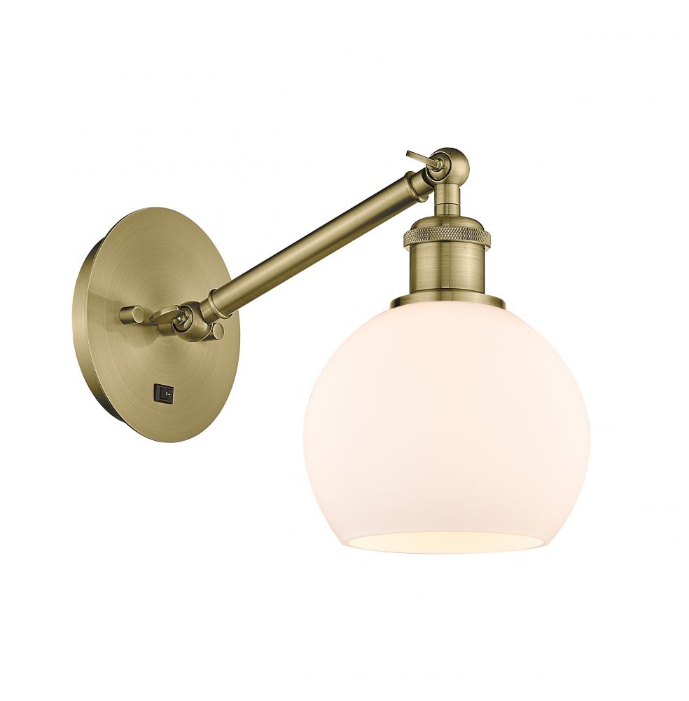 Athens - 1 Light - 6 inch - Satin Gold - Sconce