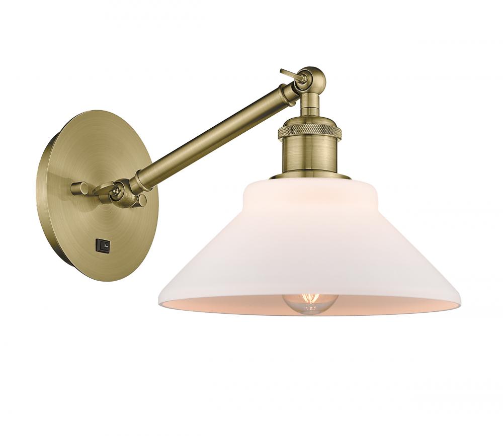 Orwell - 1 Light - 8 inch - White Polished Chrome - Sconce