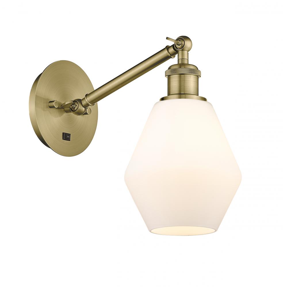 Cindyrella - 1 Light - 6 inch - White Polished Chrome - Sconce