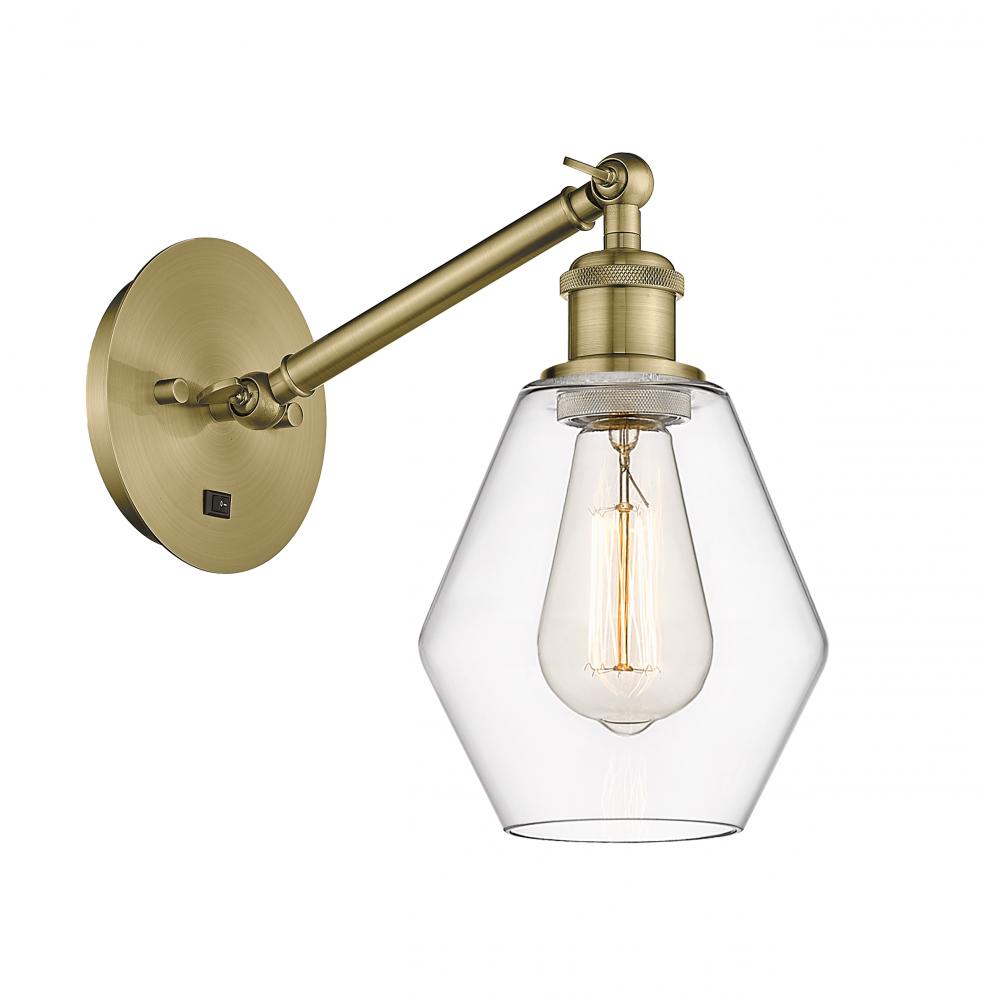 Cindyrella - 1 Light - 6 inch - Antique Brass - Sconce