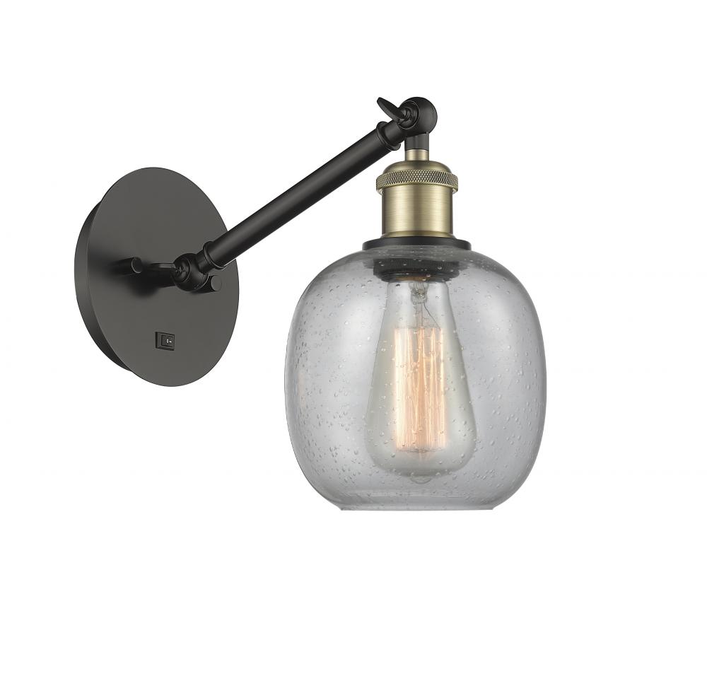 Belfast - 1 Light - 6 inch - Black Antique Brass - Sconce